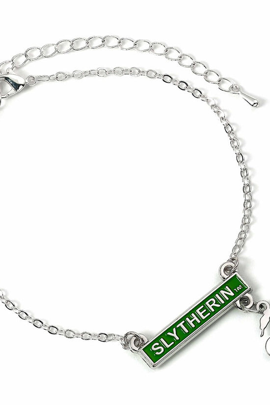 Harry Potter Silver Plated Bar Bracelet Slytherin