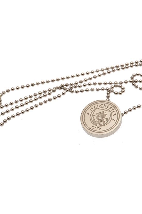 Manchester City FC Stainless Steel Pendant %26 Chain 1