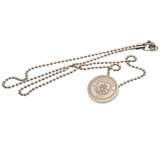 Manchester City FC Stainless Steel Pendant %26 Chain 1