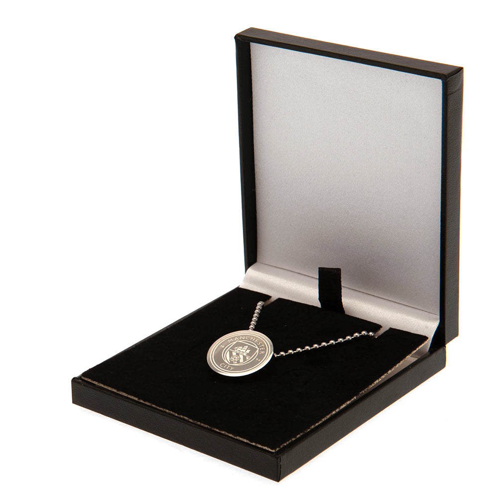 Manchester City FC Stainless Steel Pendant %26 Chain 2