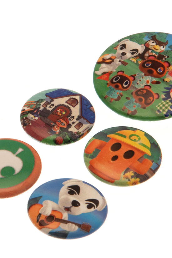 Animal Crossing Button Badge Set