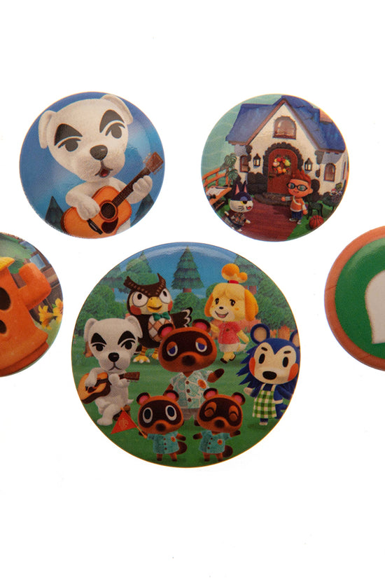 Animal Crossing Button Badge Set
