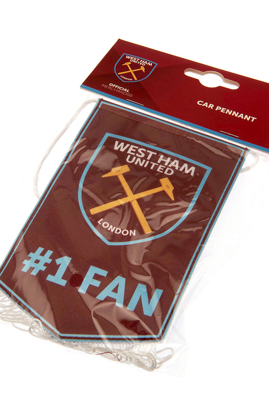 West Ham United FC No.1 Fan Mini Pennant