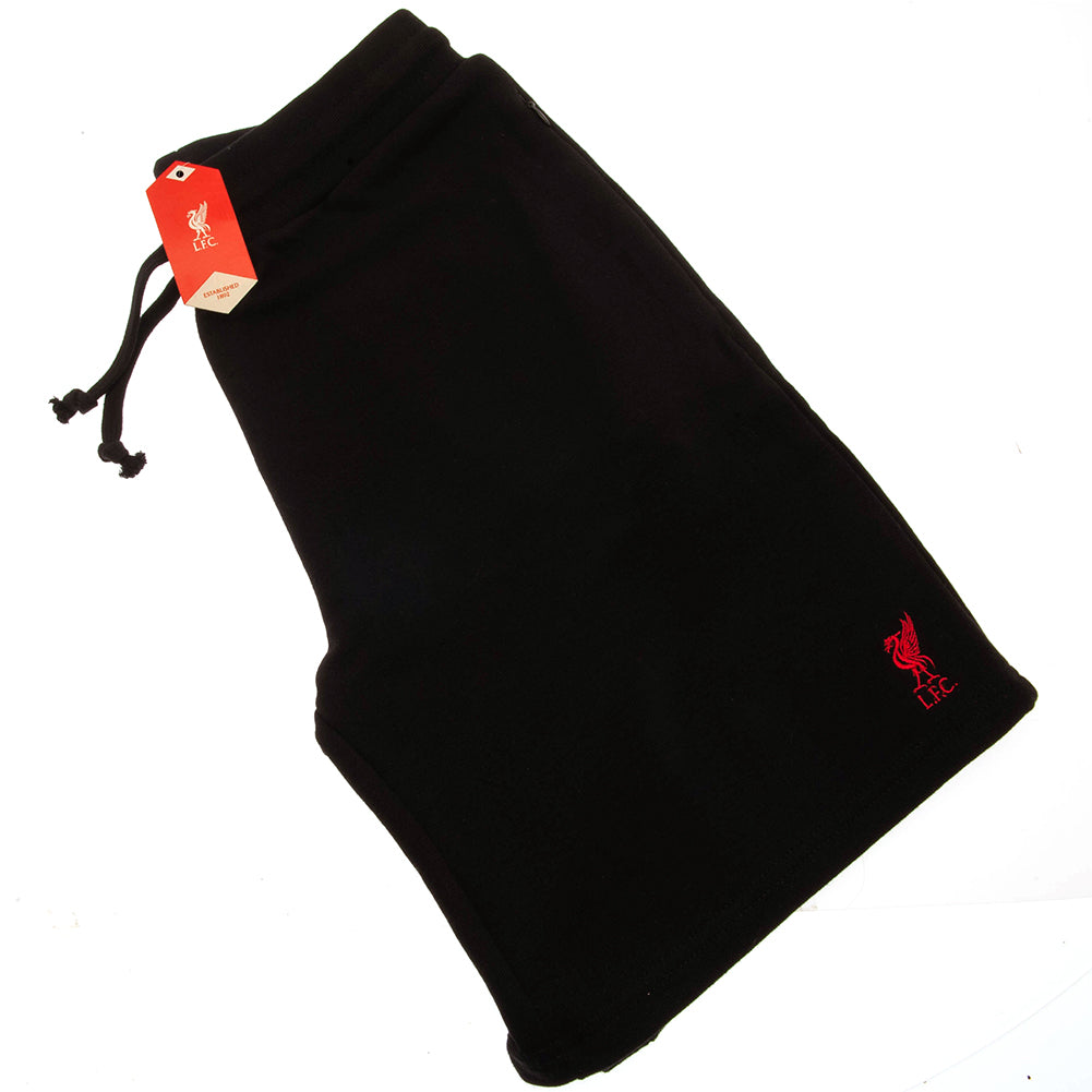 Liverpool FC Sweat Shorts Mens Black 3