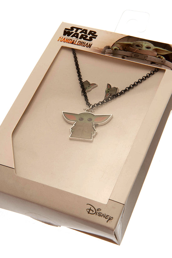 Star Wars: The Mandalorian Fashion Jewellery Necklace & Earring Set