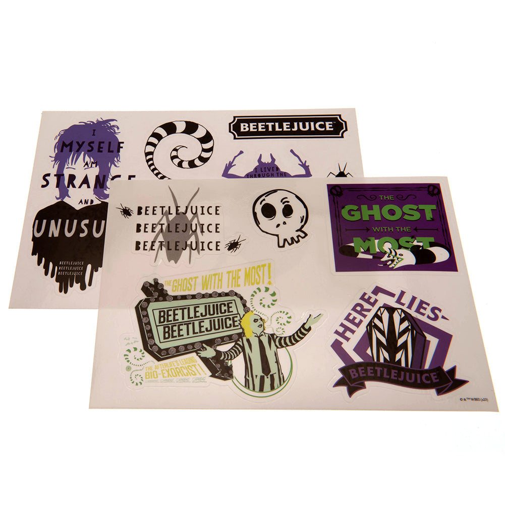 Beetlejuice Tech Stickers 1