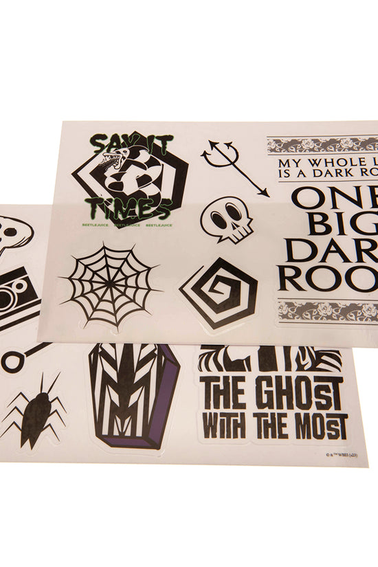 Beetlejuice Tech Stickers 2