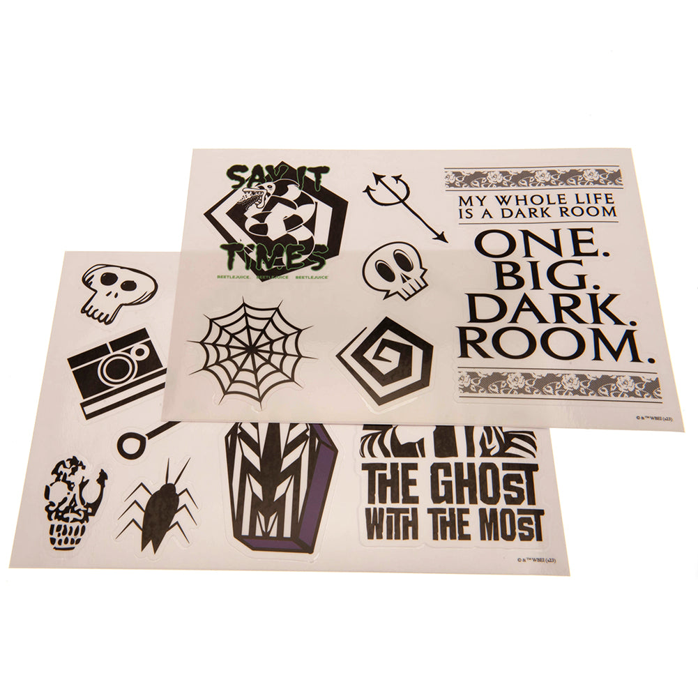 Beetlejuice Tech Stickers 2