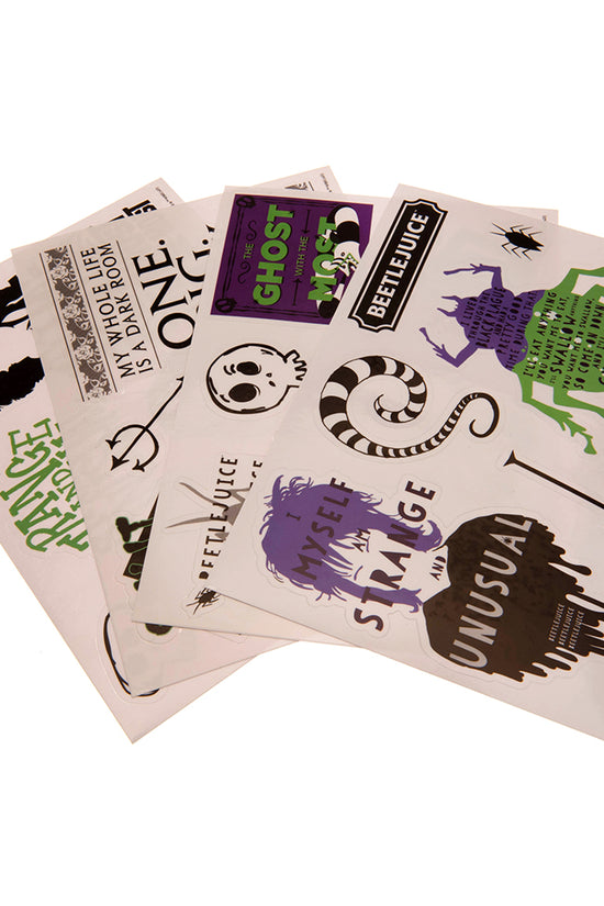 Beetlejuice Tech Stickers