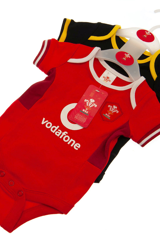 Wales RU 2 Pack Bodysuit 3/6 mths SP