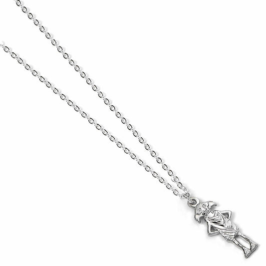 Harry Potter Silver Plated Necklace Dobby House Elf 1