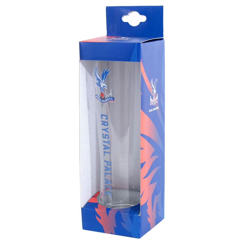 Crystal Palace FC Tall Beer Glass 3