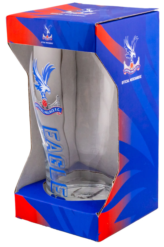 Crystal Palace FC Tulip Pint Glass 2
