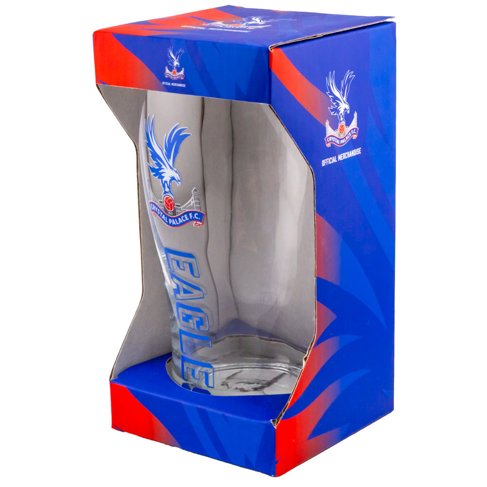Crystal Palace FC Tulip Pint Glass 2