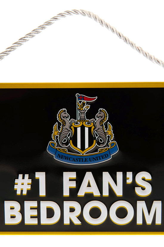 Newcastle United FC Bedroom Sign No1 Fan