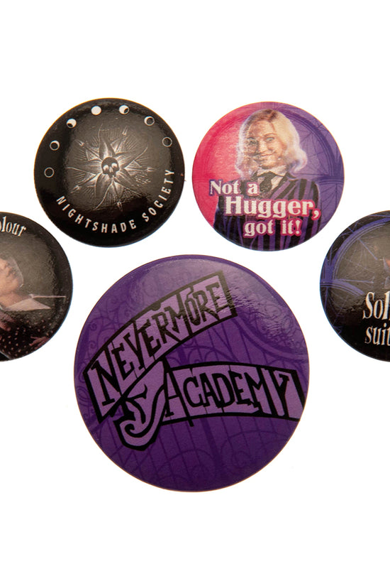 Wednesday Button Badge Set