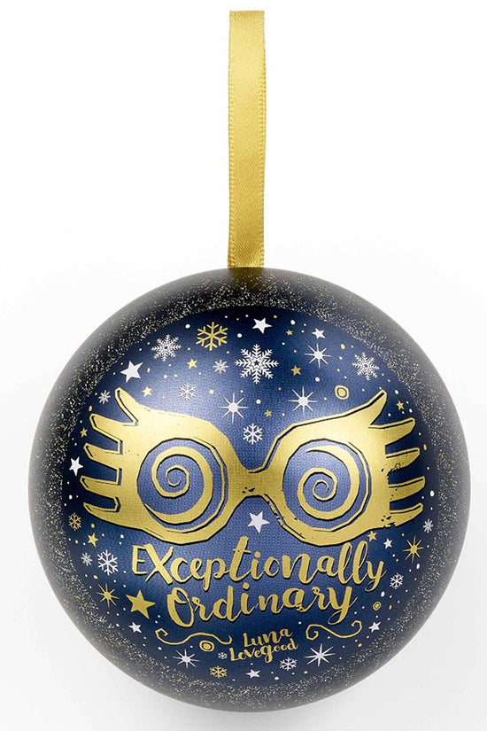 Harry Potter Glasses Christmas Gift Bauble Luna Lovegood 2