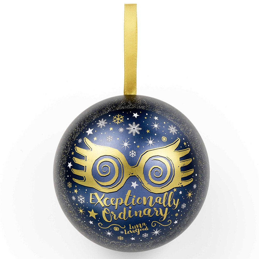 Harry Potter Glasses Christmas Gift Bauble Luna Lovegood 2