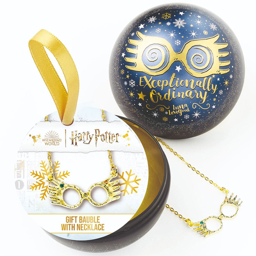 Harry Potter Glasses Christmas Gift Bauble Luna Lovegood