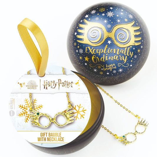 Harry Potter Glasses Christmas Gift Bauble Luna Lovegood