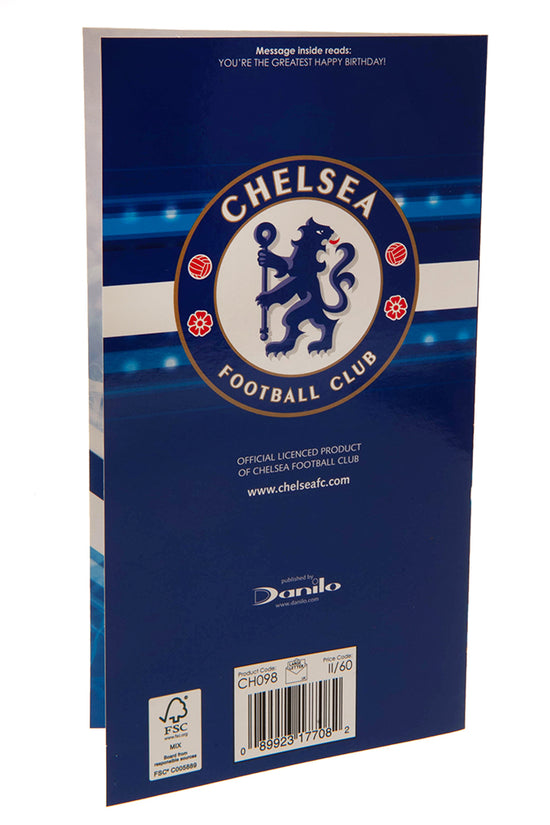 Chelsea FC No. 1 Dad Birthday Card
