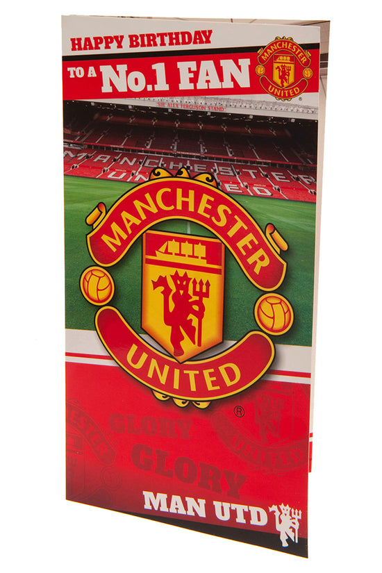 Manchester United FC No. 1 Fan Birthday Card