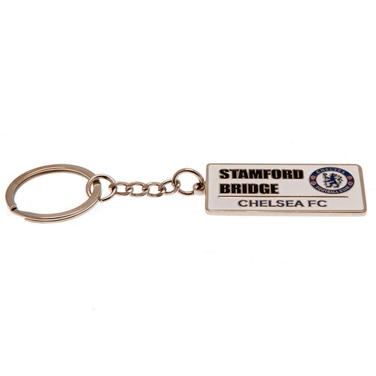 Chelsea FC Embossed Street Sign Keyring 1