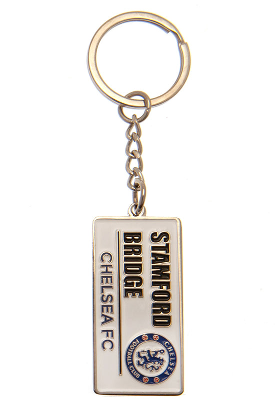Chelsea FC Embossed Street Sign Keyring