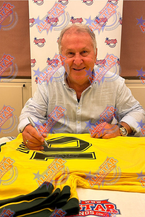 Brasil 1982 Zico Signed Shirt Framed 1