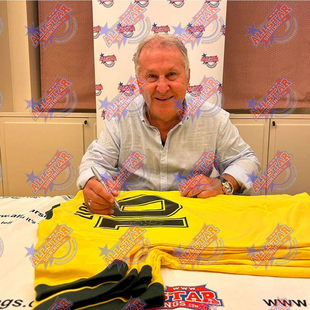 Brasil 1982 Zico Signed Shirt Framed 1