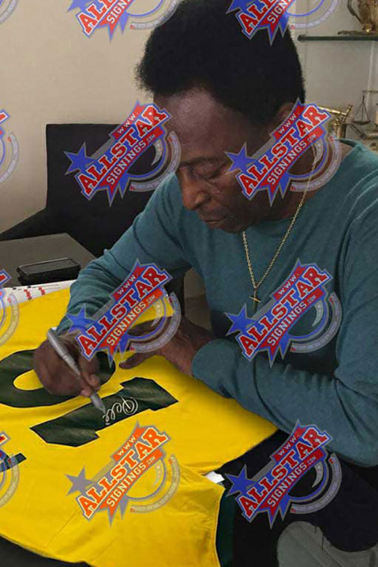 Brasil 1970 Pele Signed Shirt