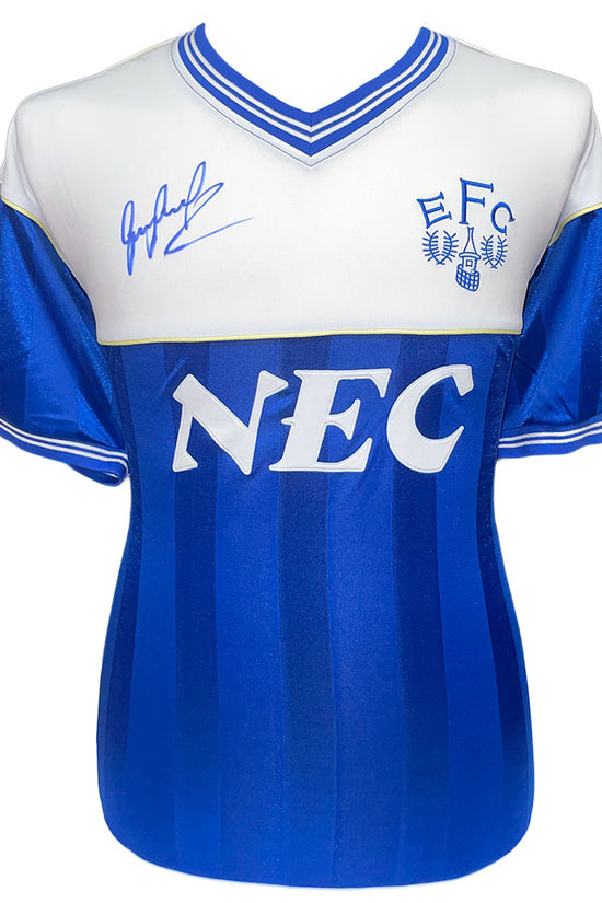 Everton FC 1986 Lineker Signed Shirt