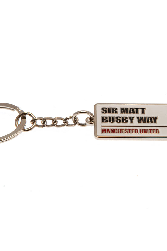 Manchester United FC Embossed Street Sign Keyring