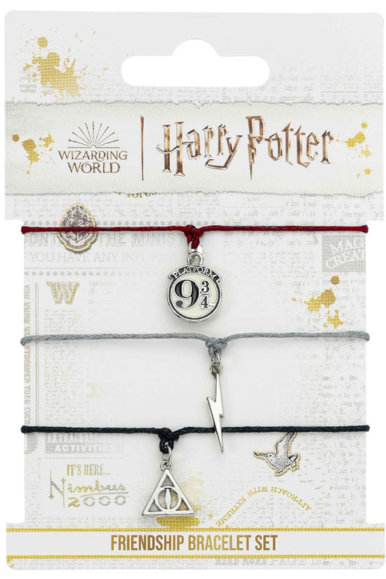 Harry Potter Friendship Bracelet Set Deathly Hallows