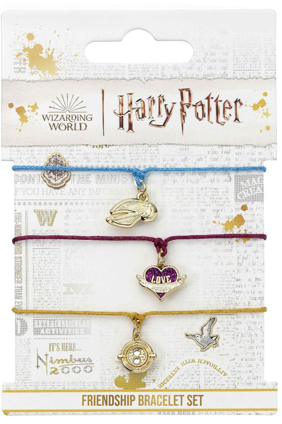 Harry Potter Friendship Bracelet Set Golden Snitch