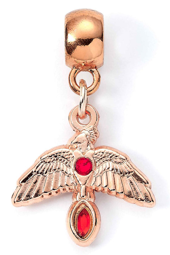 Harry Potter Rose Gold Plated Fawkes Charm