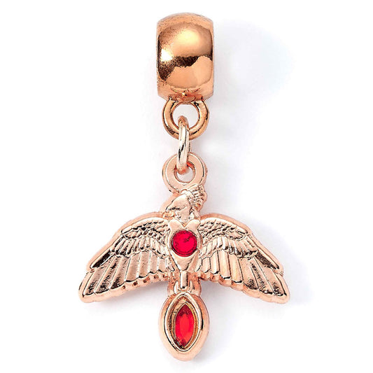 Harry Potter Rose Gold Plated Fawkes Charm