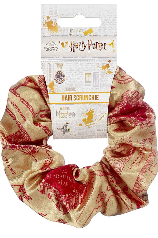 Harry Potter Marauders Map Hair Scrunchie