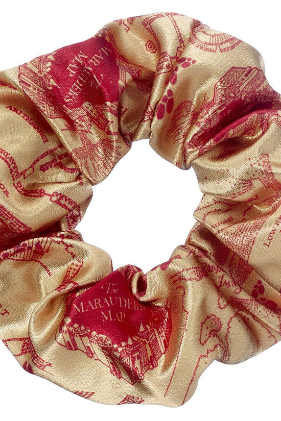 Harry Potter Marauders Map Hair Scrunchie