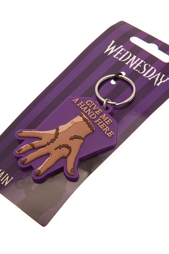 Wednesday Thing PVC Keyring