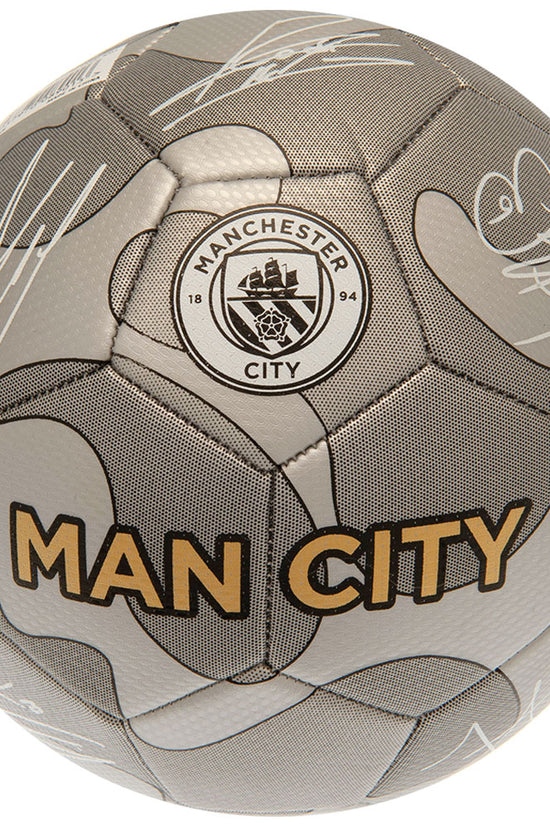 Manchester City FC Camo Sig Football