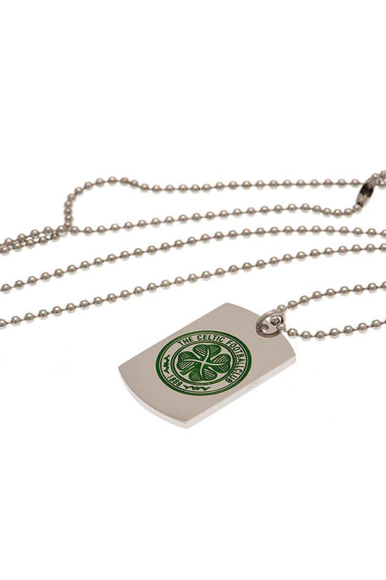 Celtic FC Enamel Crest Dog Tag & Chain