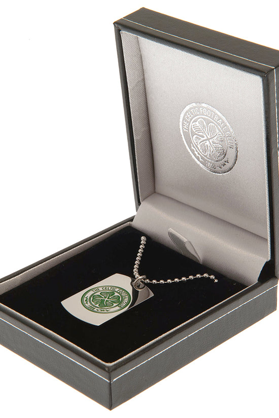 Celtic FC Enamel Crest Dog Tag & Chain