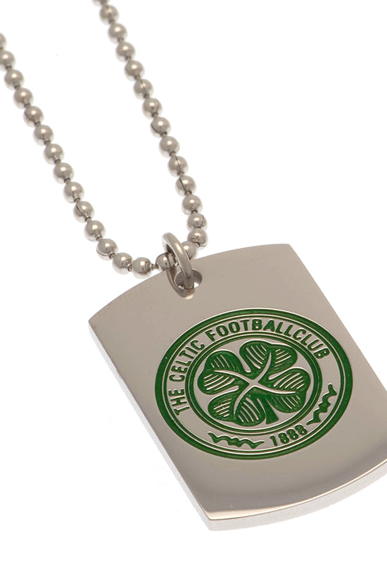 Celtic FC Enamel Crest Dog Tag & Chain