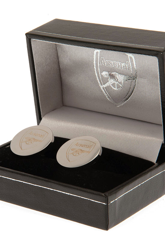 Arsenal FC Stainless Steel Round Cufflinks