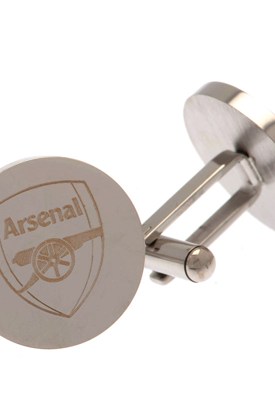 Arsenal FC Stainless Steel Round Cufflinks