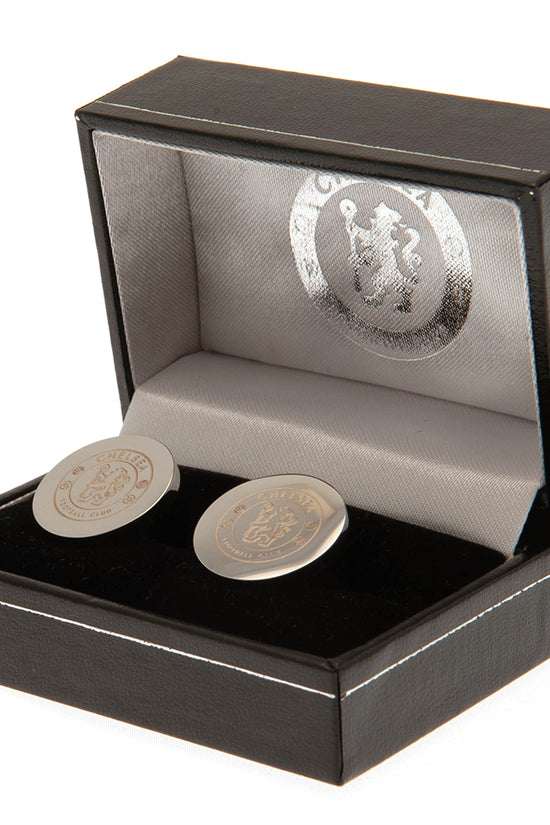 Chelsea FC Stainless Steel Round Cufflinks