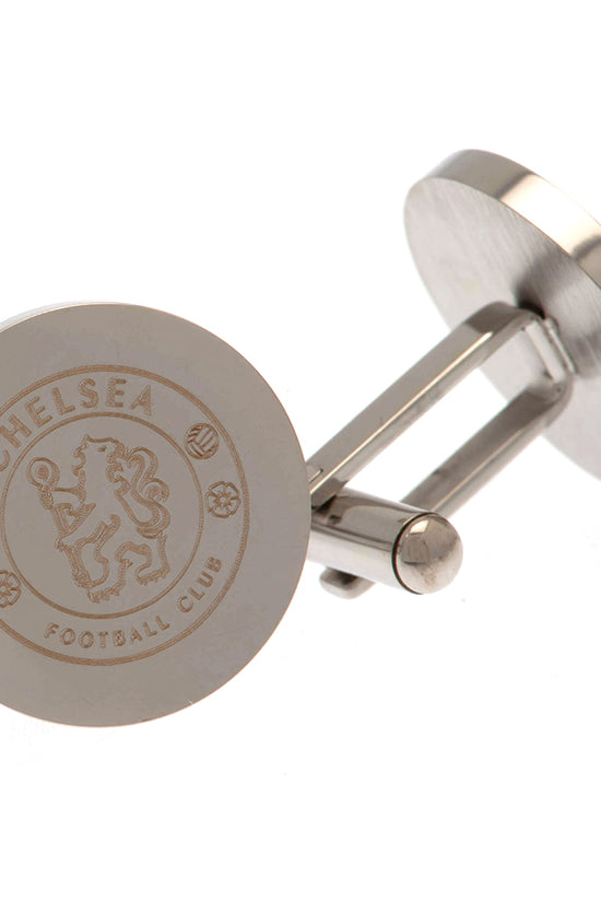 Chelsea FC Stainless Steel Round Cufflinks