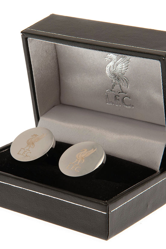Liverpool FC Stainless Steel Round Cufflinks