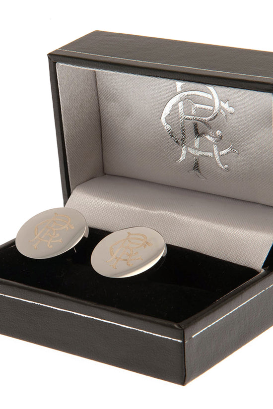 Rangers FC Stainless Steel Round Cufflinks